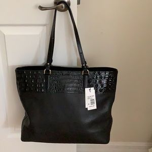 Brahmin Tansey Tote - Black Westerly